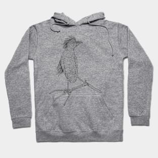 Western Cattle Egret Bird Hoodie